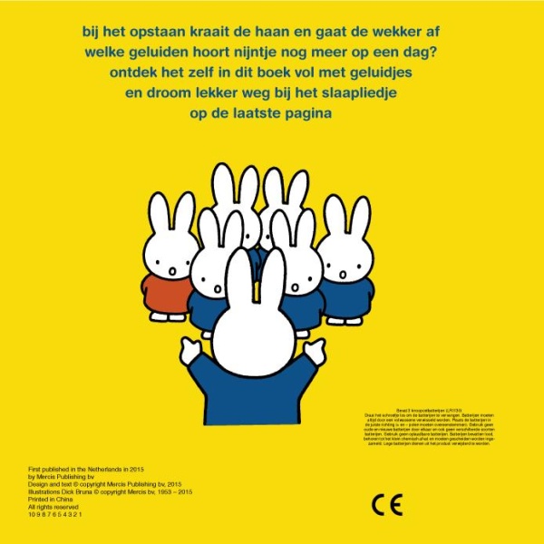 Nijntjes geluidenboek | Wat hoor je Nijntje - Dick Bruna - Afbeelding 2