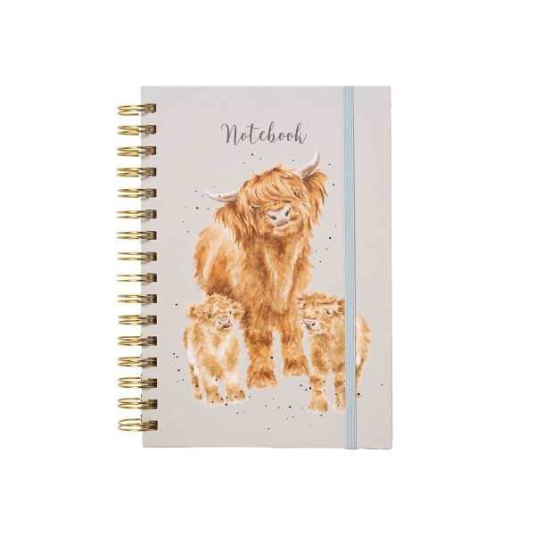 Wrendale A5 Notitieboek - Highland Coo